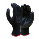 Black Nitrile Palm Glove