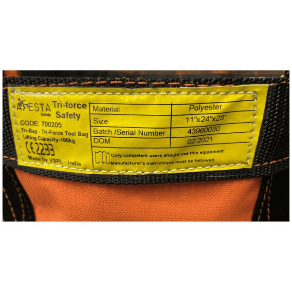 Tri-Bag 100kg – Lifting Bag - Site Consumables | MPS Construction Supplies