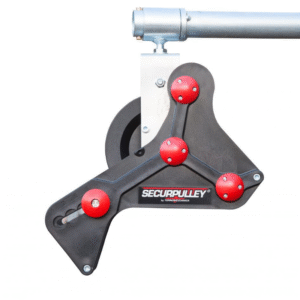 Securpulley Braked Gin Wheel – Straight Arm - Scaffolding Supplies | MPS Construction Supplies