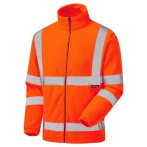 Supertouch Hi Vis Fleece Jacket - Image 3
