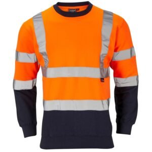 Supertouch Hi-Vis 2 Tone Sweatshirt - Image 2