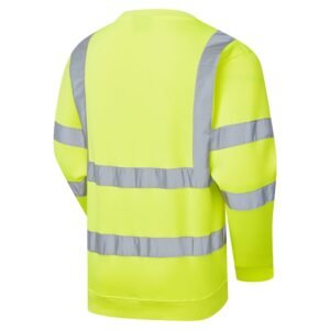 Supertouch Hi Vis Crew Neck Sweatshirt - Image 2